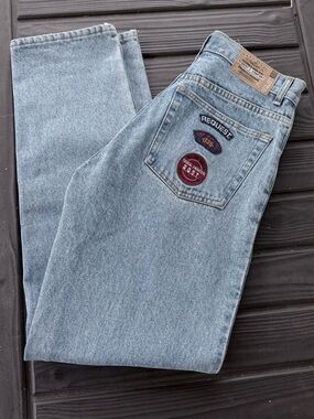 Vintage REQUEST Jeans Light Blue Denim straight